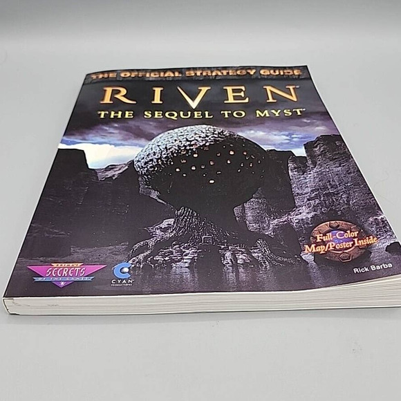 Riven The Sequel to Myst PC CD-ROM 1997 Windows 95 / MAC 5-Disc Set & Manual - Picture 4 of 8